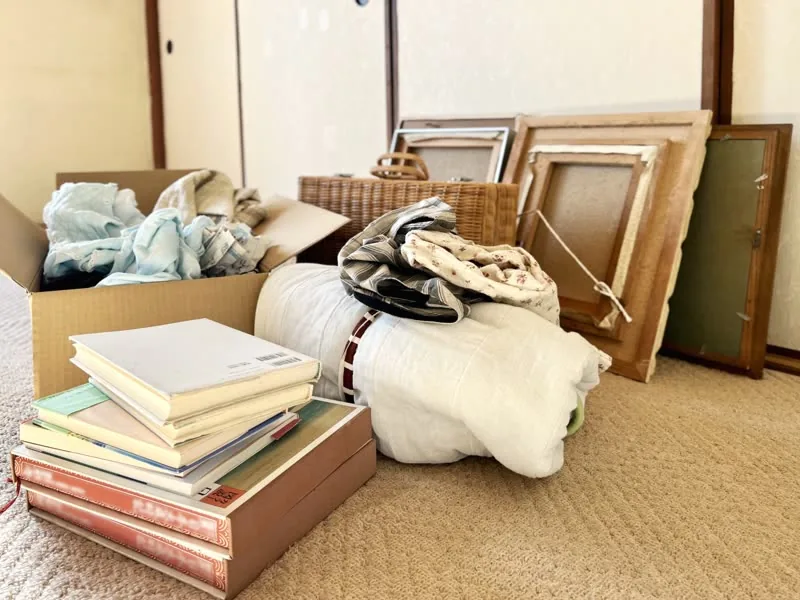 遺品整理の作業現場